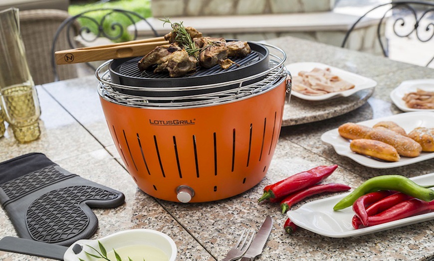 Lotus Portable Grill x Outdoor Orange